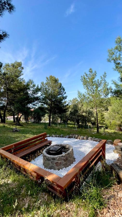 Panurlawoodenhouse Oezel Havuz& Sauna Mavi מראה חיצוני תמונה