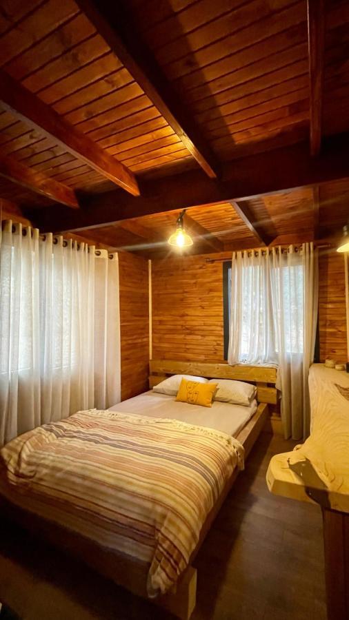 Panurlawoodenhouse Oezel Havuz& Sauna Mavi מראה חיצוני תמונה
