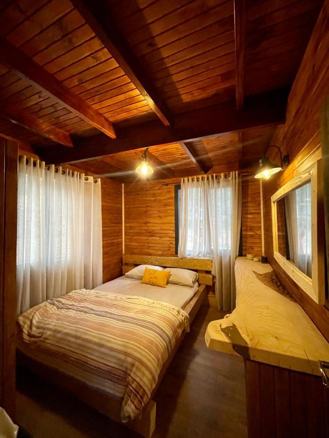 Panurlawoodenhouse Oezel Havuz& Sauna Mavi מראה חיצוני תמונה