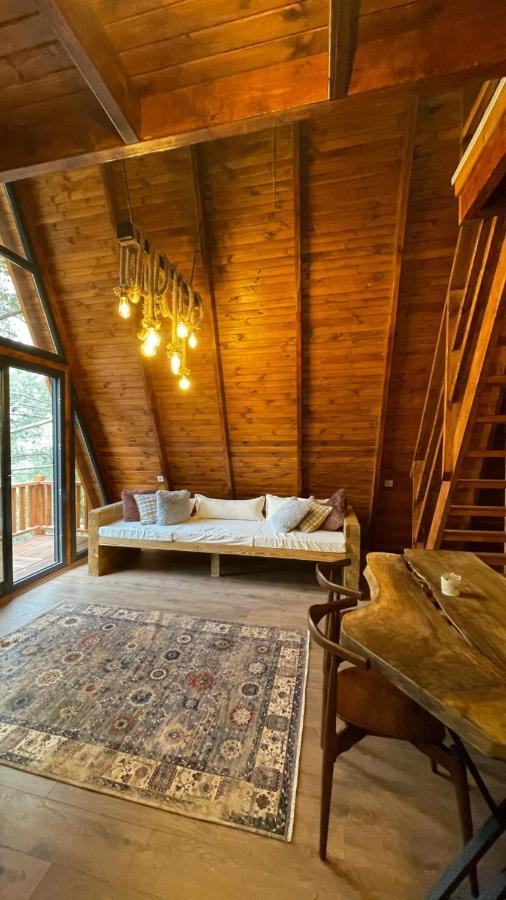 Panurlawoodenhouse Oezel Havuz& Sauna Mavi מראה חיצוני תמונה
