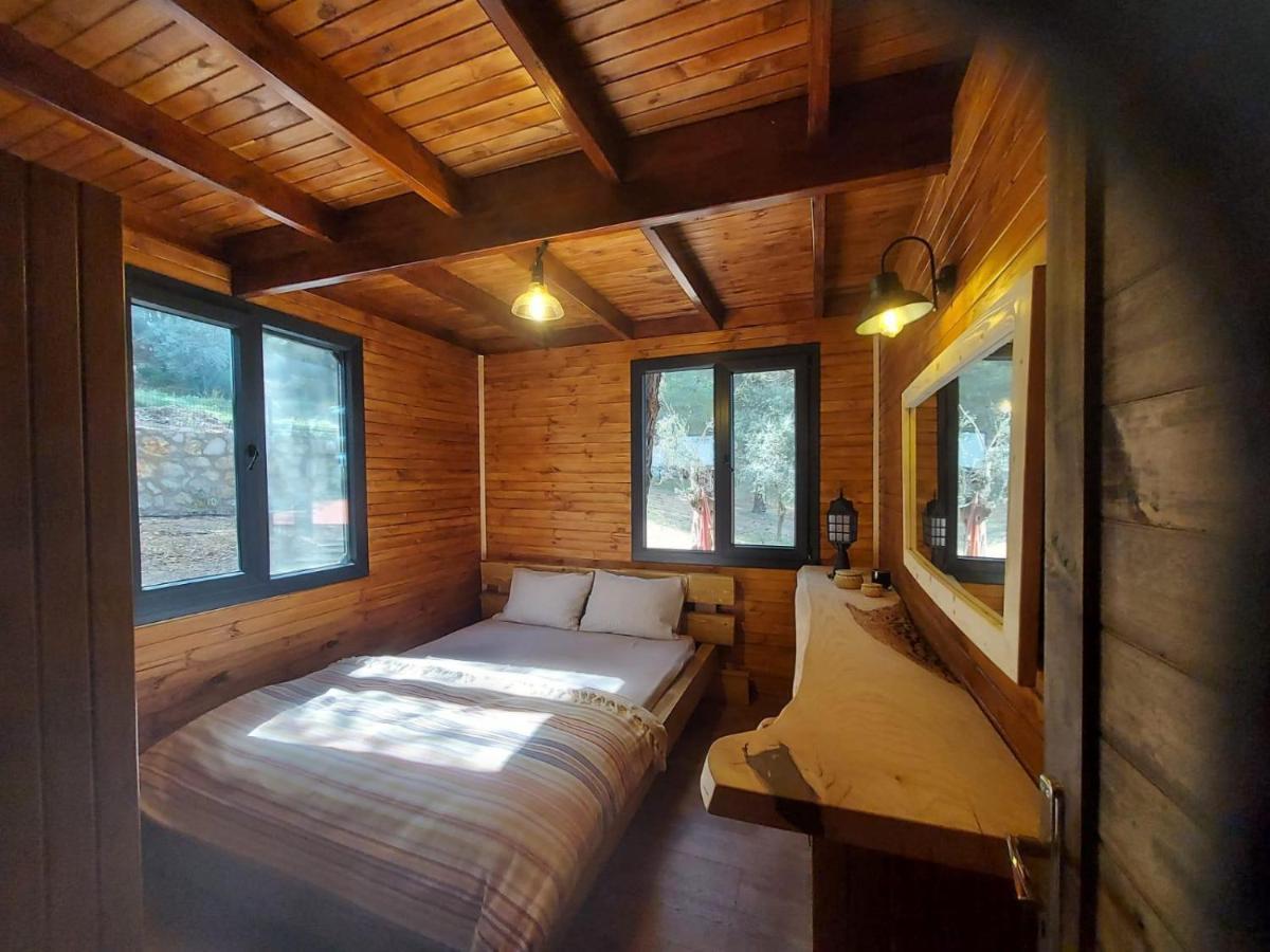 Panurlawoodenhouse Oezel Havuz& Sauna Mavi מראה חיצוני תמונה