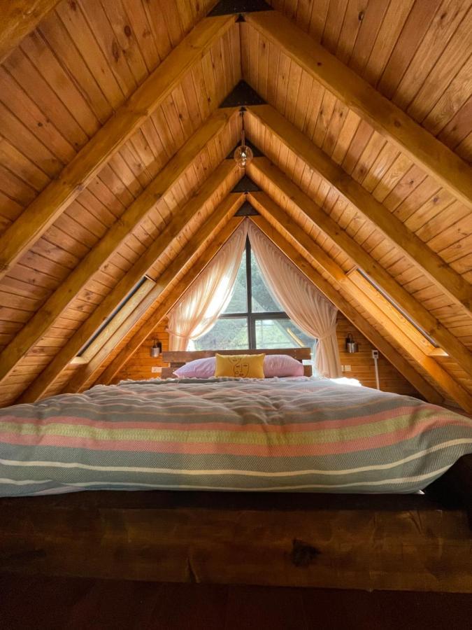 Panurlawoodenhouse Oezel Havuz& Sauna Mavi מראה חיצוני תמונה