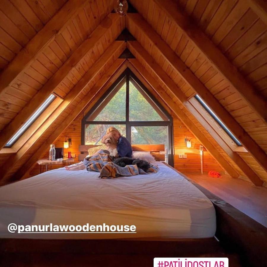 Panurlawoodenhouse Oezel Havuz& Sauna Mavi מראה חיצוני תמונה