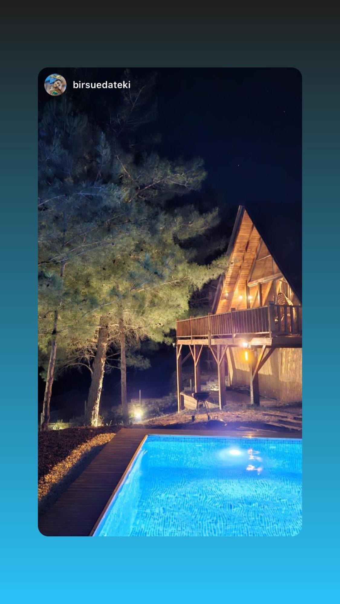 Panurlawoodenhouse Oezel Havuz& Sauna Mavi מראה חיצוני תמונה
