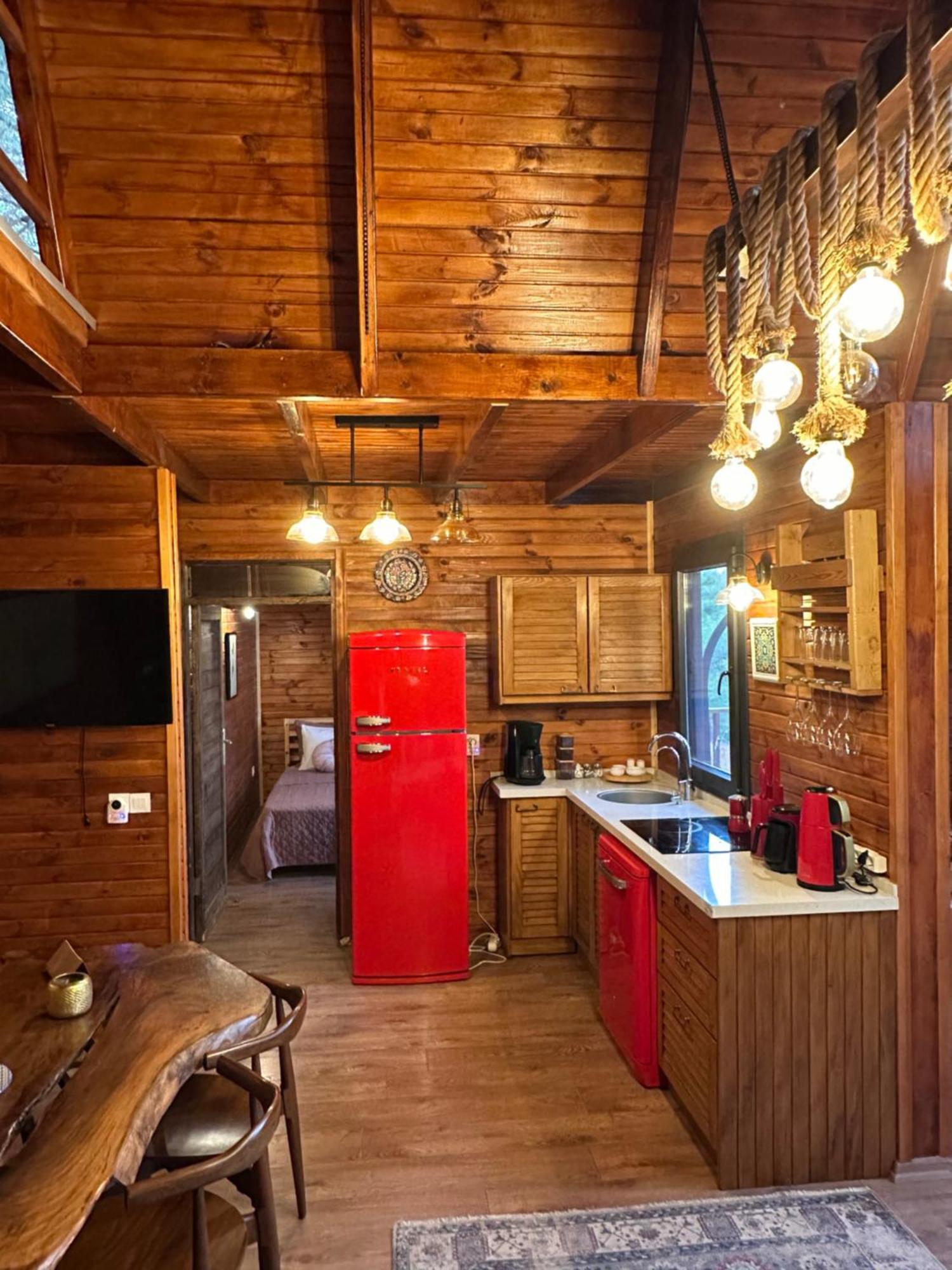 Panurlawoodenhouse Oezel Havuz& Sauna Mavi מראה חיצוני תמונה