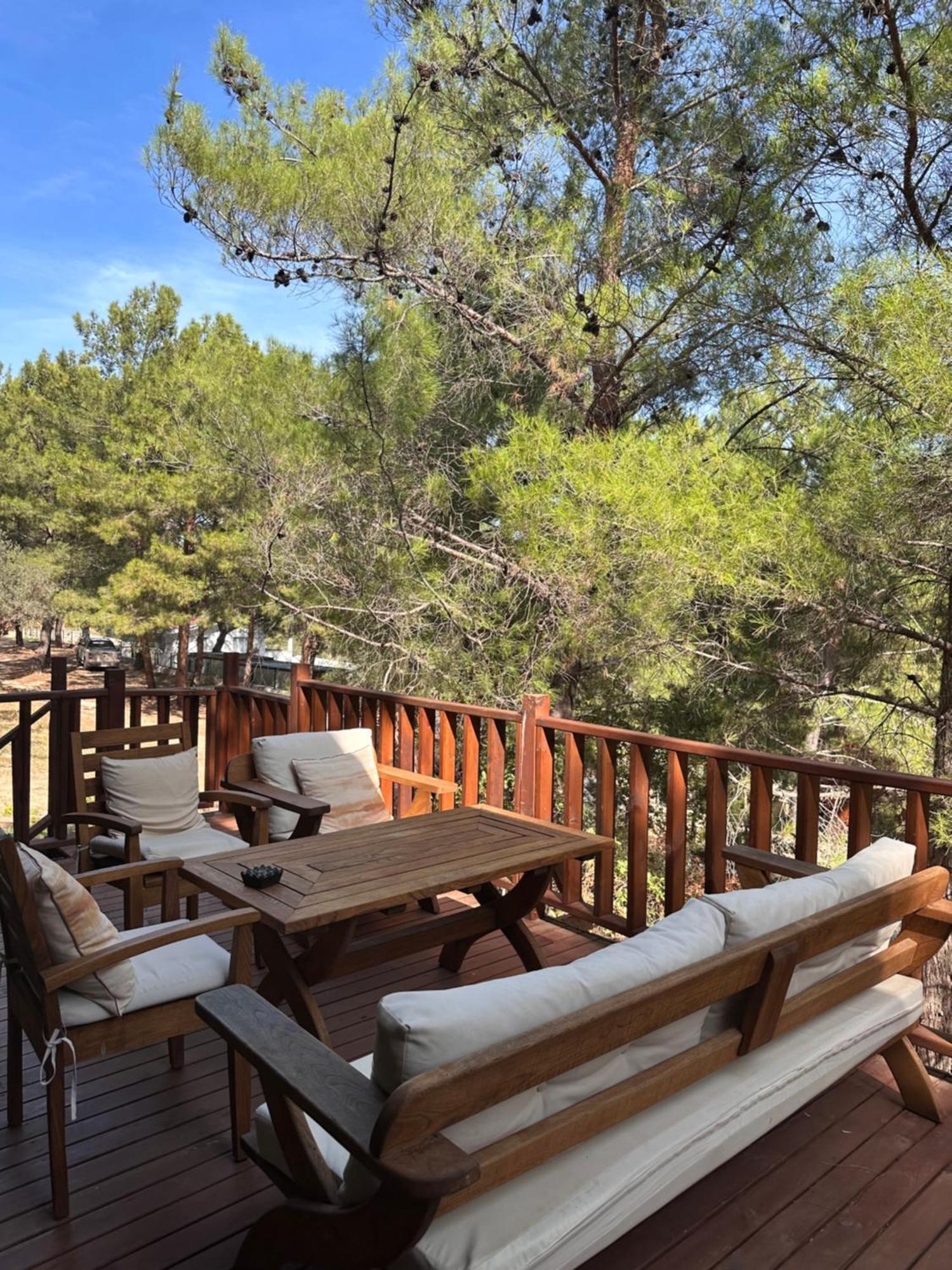 Panurlawoodenhouse Oezel Havuz& Sauna Mavi מראה חיצוני תמונה